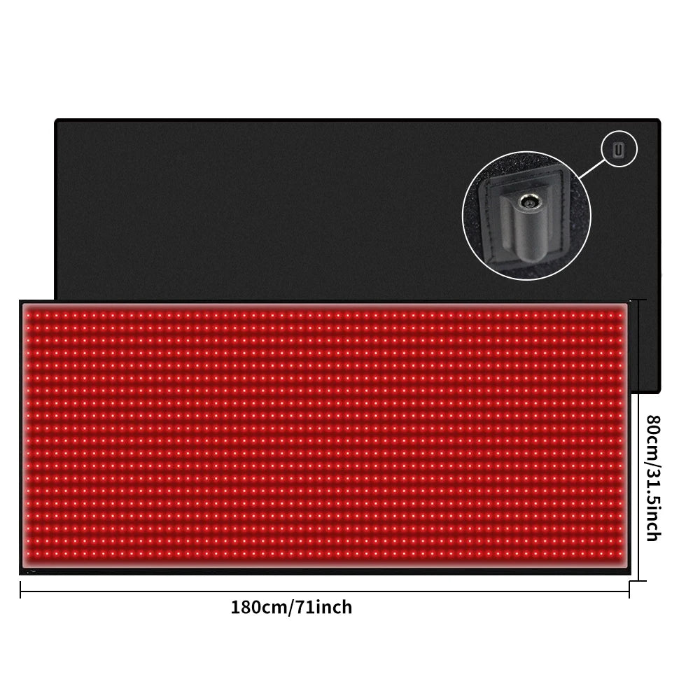GlowThrive Red and Infrared Light Therapy Mat