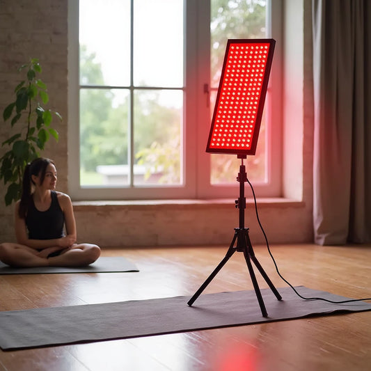 GlowThrive Red and Infrared Light Therapy Lamp