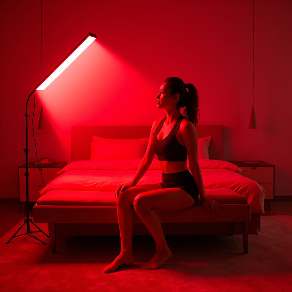 GlowThrive Red and Infrared Light Therapy Lamp