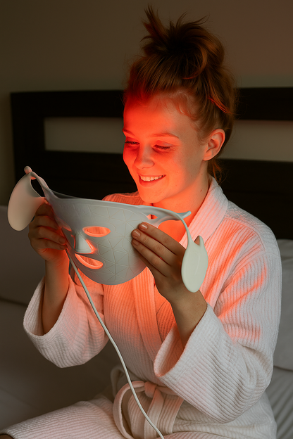 GlowThrive LED Red Light Therapy Face Mask