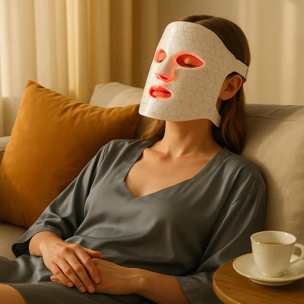GlowThrive LED Red Light Therapy Face Mask