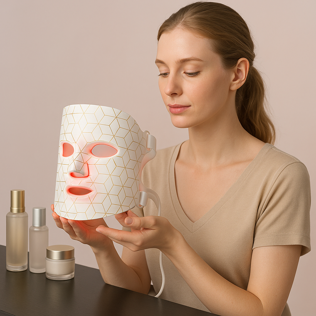 GlowThrive LED Red Light Therapy Face Mask