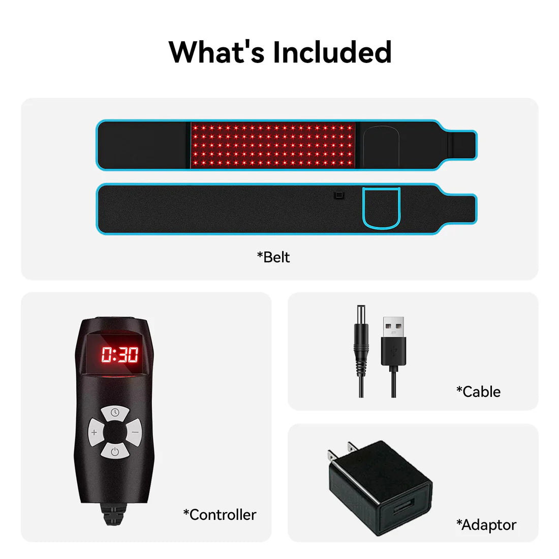 GlowThrive LED Red Infrared Light Therapy Belt