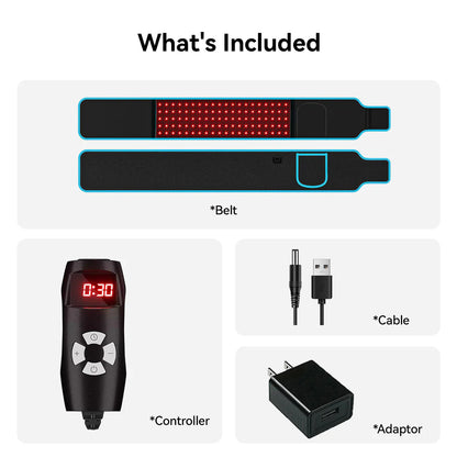 GlowThrive LED Red Infrared Light Therapy Belt